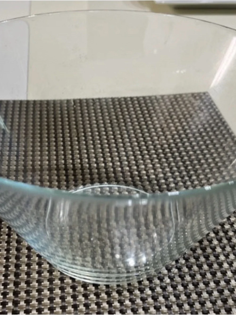 Clear Glass Decorative Bowl - Neutral